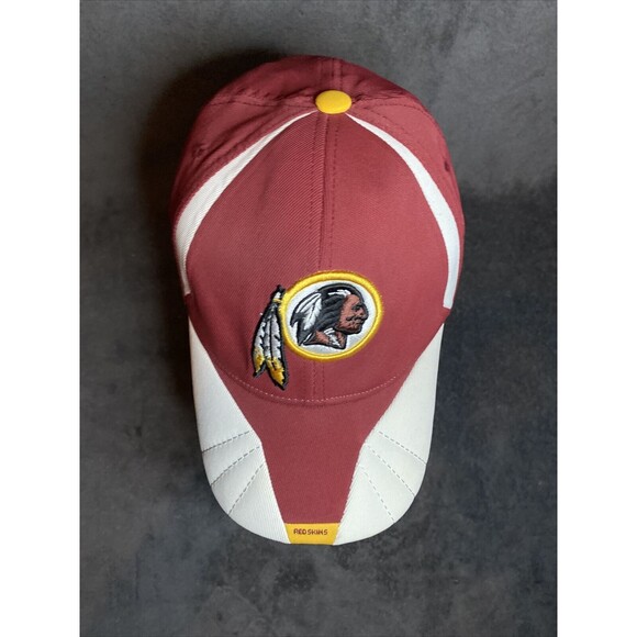 Vintage Y2k Clinton Portis Autographed Washington Redskins Reebok NFL Hat M/L - Picture 2 of 7